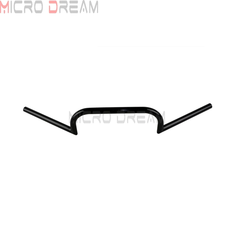 Черный 1 ''/25 мм мотоцикл Clubman Руль Кафе Racer 4&quot Rise Handle Bars для Harley Dyna Softail Touring Bobber