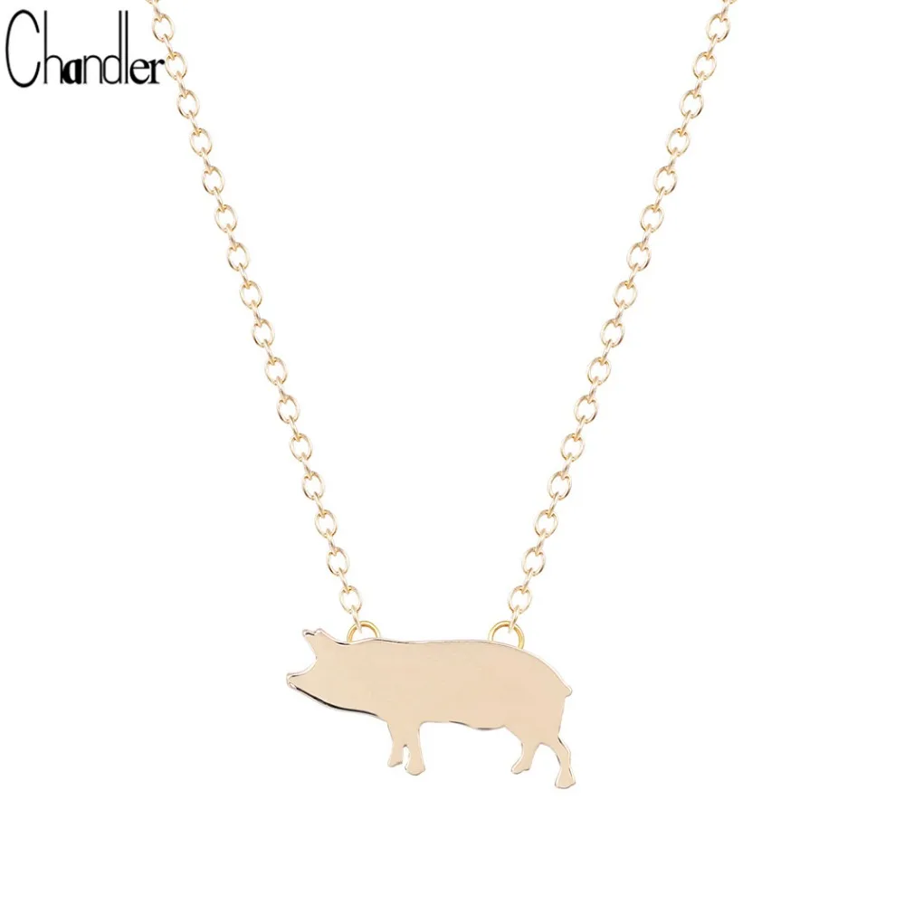 Женское ожерелье с подвеской в виде свиньи|drop necklace|fashion necklacenecklace drop |