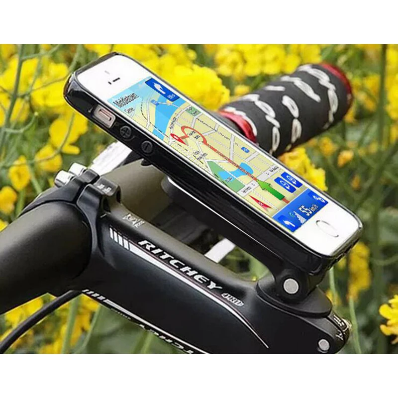 

100% NEW Universal Bike Bicycle Phone Holder Handlebar Mount Cycling Aluminum Alloy Stand Bracket For Samsung For iPhone 6 7 8 x