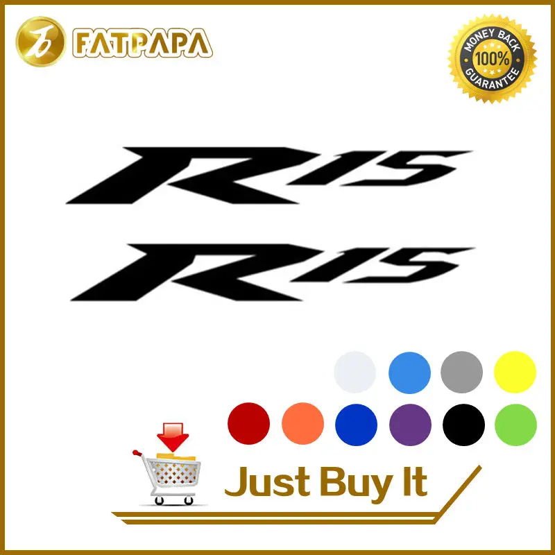 

New Sales motorcycle bike Fuel tank Wheels Fairing notebook Luggage helmet MOTO Sticker decals For YAMAHA YZF R15