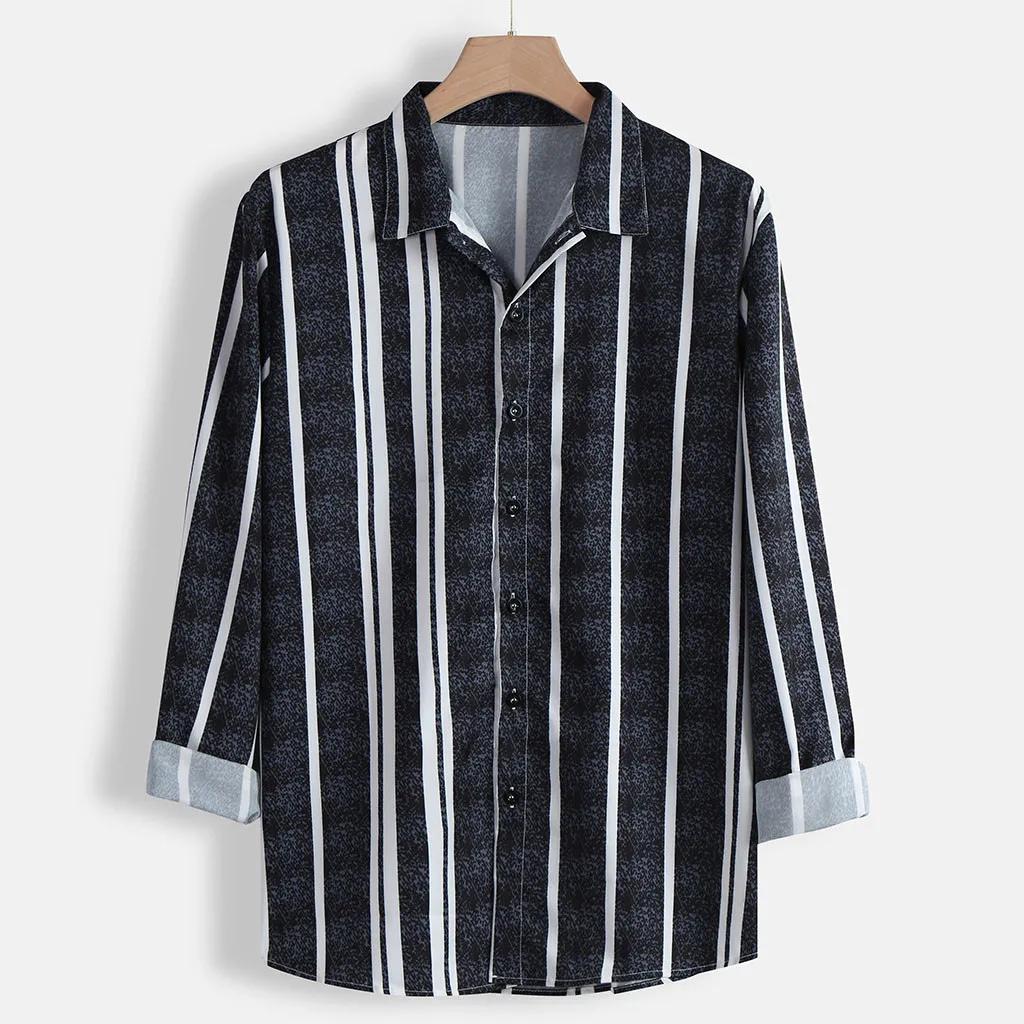 Рубашка camisa masculina мужская рубашка мужские рубашки chemise homme уличная camisa Модная Повседневная рубашка с длинными рукавами Z4