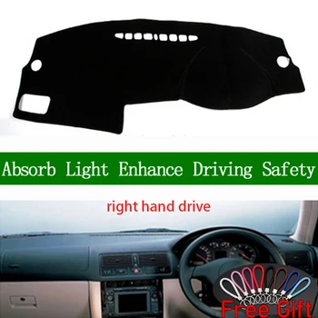 

For Volkswagen Golf 4 2006 Right Hand Drive Dashboard Cover Car Stickers Sun Shade Dash Mat Carpet Interior Accessories