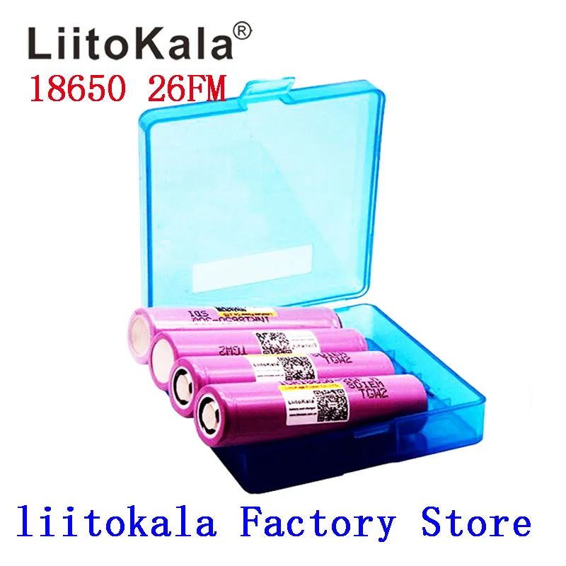 Liitokala 18650 2600 мАч аккумулятор ICR18650-26FM литий-ионный аккумулятор 3,7 в перезаряжаемый аккумулятор 18650