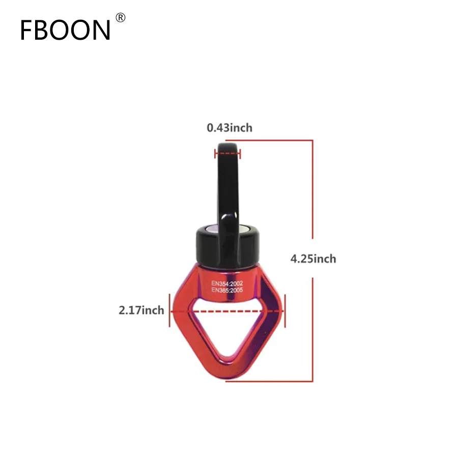 Buy FBOON 30KN Climbing Swivel Connector Rope Rotating