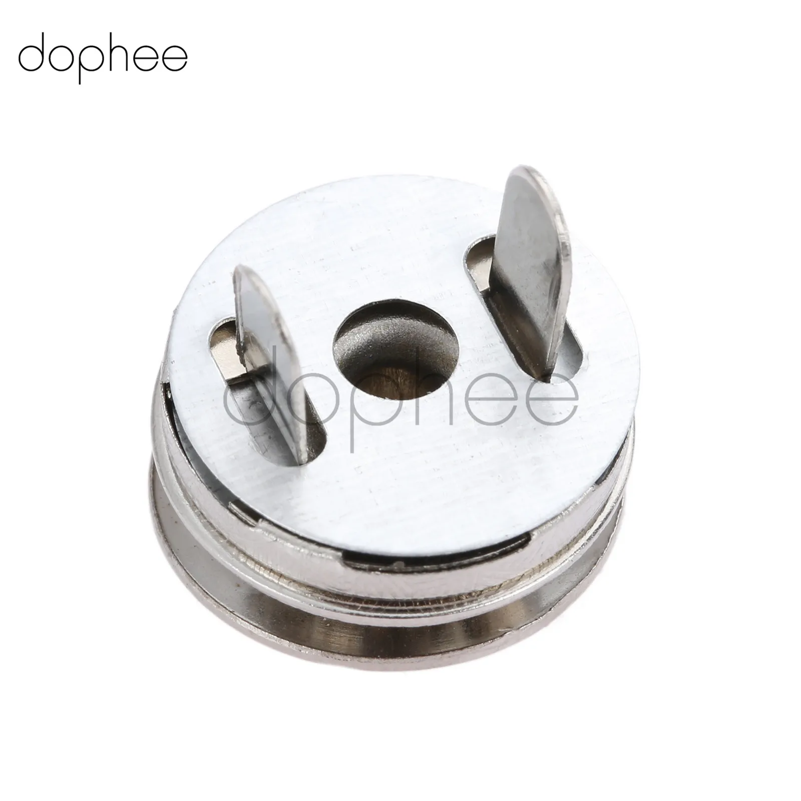 dophee 10pcs 17mm Magnetic Snaps Silver/Gun Black Fastens Buttons For Handbag Purse Clothes Luggage Bag Scrapbook Craft DIY