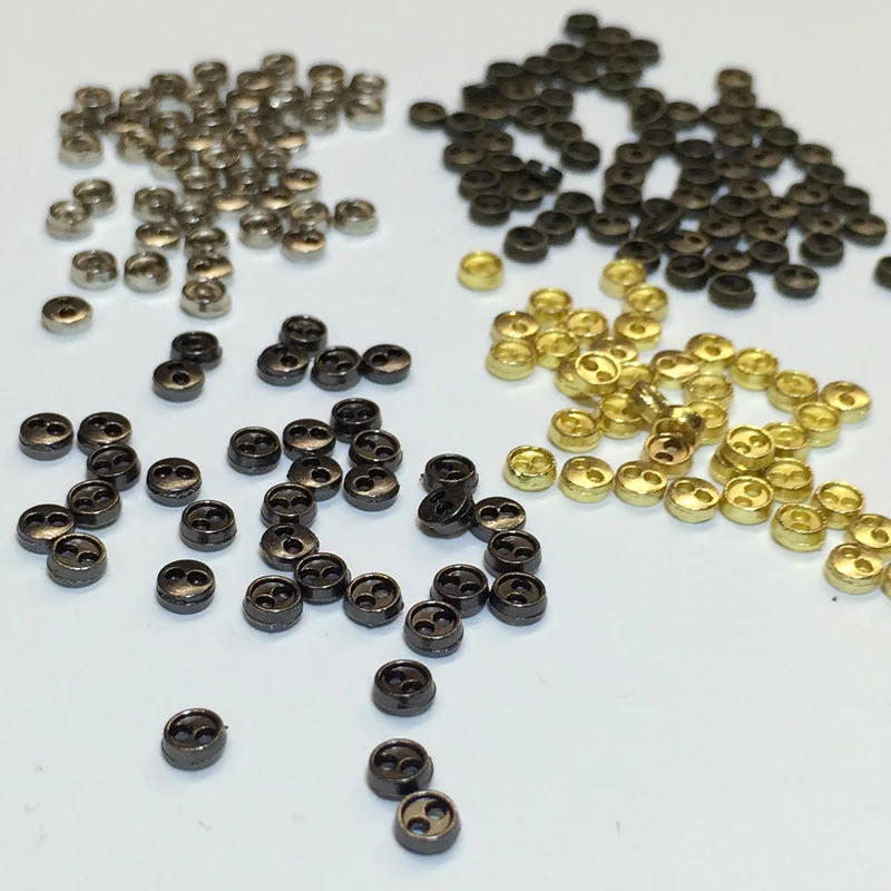 

20PCS 3mm/5mm/6mm Mini buttons DIY doll clothes ultra small round buttons for blyth dolls clothes diy buttons doll accessories