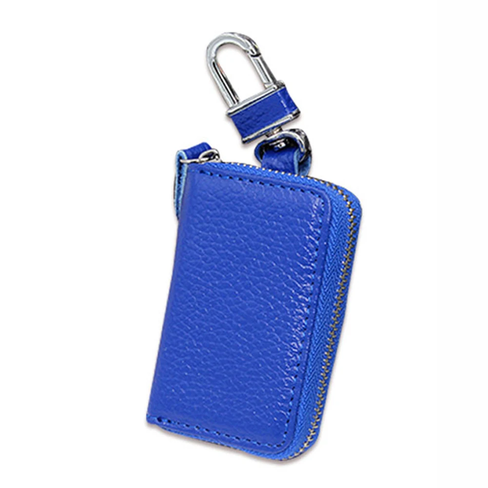 Кошелек, автомобильный держатель для карт, органайзер, брелок на молнии, защитный чехол для ключей, сумка, сумочка, кошелек, простой дизайн, автомобильный держатель для ключей, модный - Цвет: Royal Blue