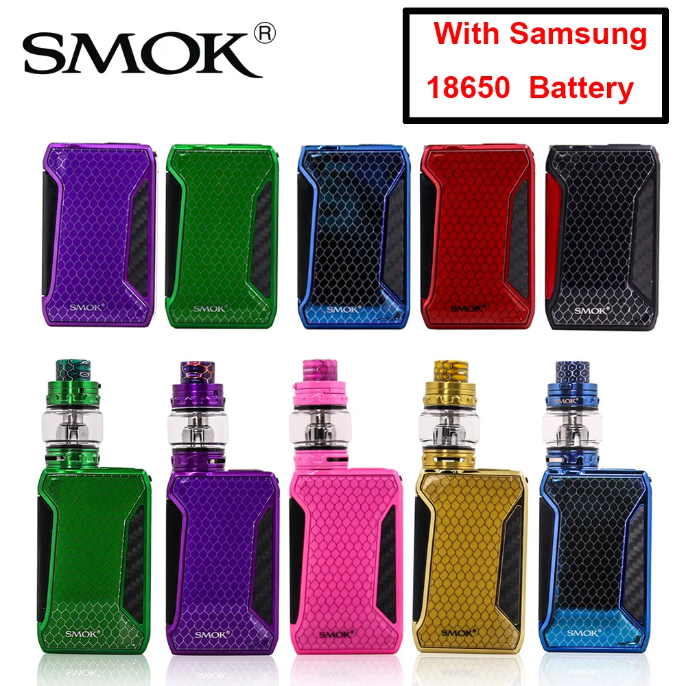 Оригинальный SMOK H-Priv 2 Vape мод TC VW режим 225 Вт с дисплеем батарея для 510 поток бак