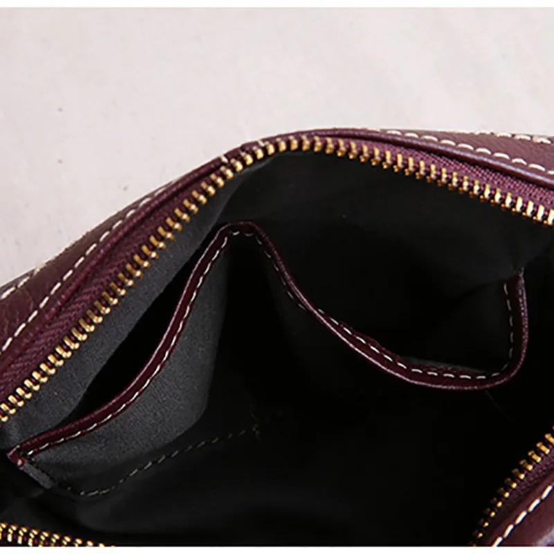 AETOO Leather women's small bag, one-shoulder slanted bag, head leather hand-held small square bag