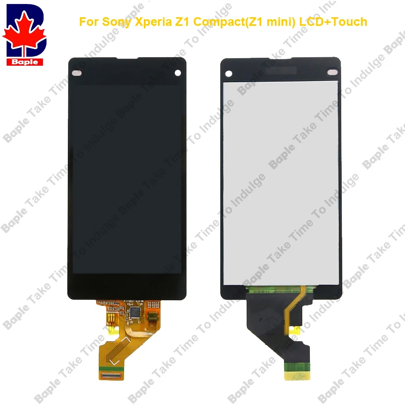

5pcs High Quality For Sony Xperia Z1 Mini D5503 Z1 Compact LCD Screen Display With Touch Screen Digitizer Free shipping
