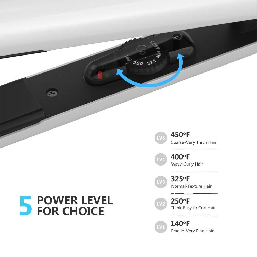 flat iron hair straightener (white-03)