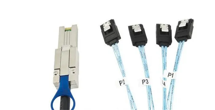 Высококачественный Mini SAS SFF 8088 to 4 sata 3 6 Гбит/с HDD Внешний многополосный кабель 1 м 2