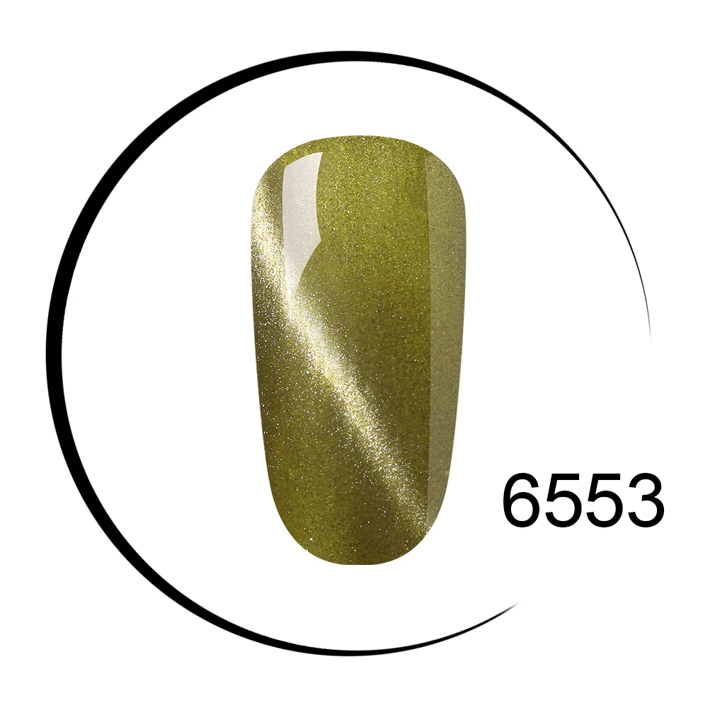 6553 Elite99 серия лак для ногтей 7 мл кошачий глаз гель УФ-лак для ногтей Клей маникюрный лак Декоративный Лак для ногтей инструмент гель лак - Цвет: 6553