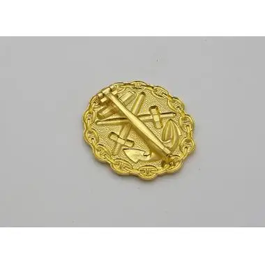 Немецкий знак морской раны EMD WWI в Gold1| |