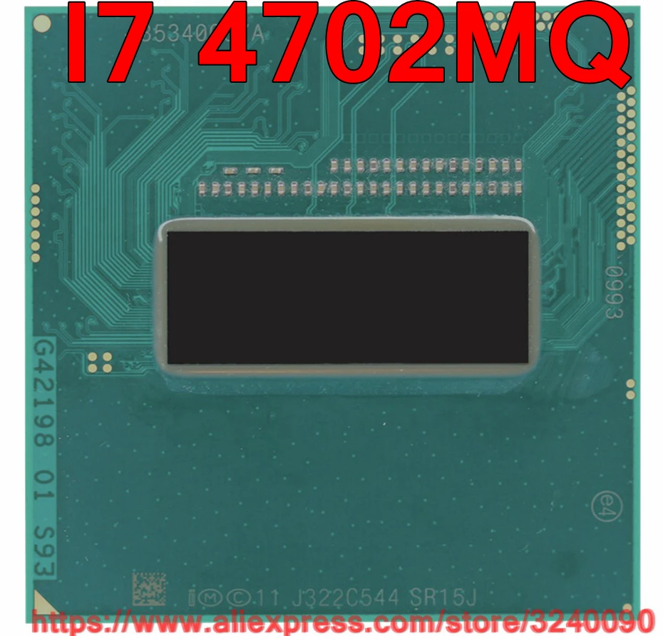 Оригинальный процессор lntel Core I7 4702mq SR15J (6M кэш/2 2 ГГц 3 ГГц/четырехъядерный)