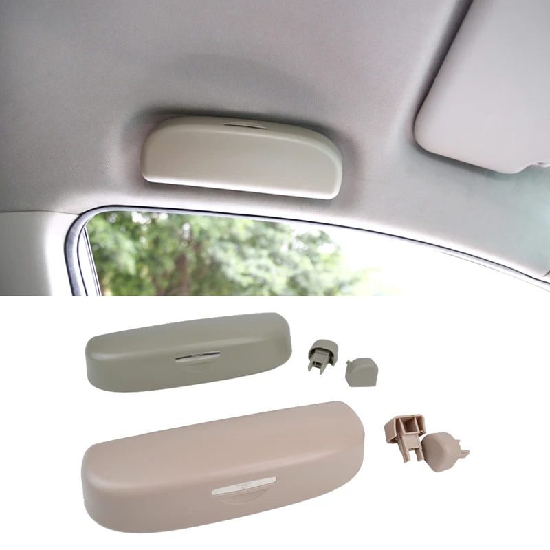 

Fit For Toyota Highlander Kluger 2014 2015 2016 2017 Sunglasses Holder Clip Interior Refitting Glasses Case Cage Storage Box