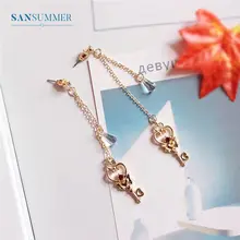 Серьги-гвоздики с романтической любовью, простые стразы, Женские Ювелирные изделия, бижутерия Oorbellen, подарок на свадьбу, ювелирные изделия Aretes De Mujer