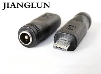 

JIANGLUN 5.5*2.1 DC female seat transfer to Micro USB male adapter