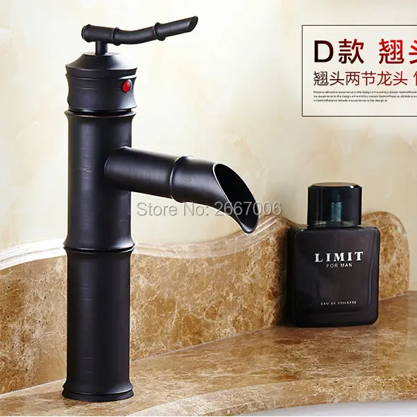 Free Shipping Bamboo Bathroom Faucet Oil Bronze Black From Free Shipping Bamboo Bathroom Faucet Oil Bronze Black From China Manufacturer Deck Mounted Cold Hot