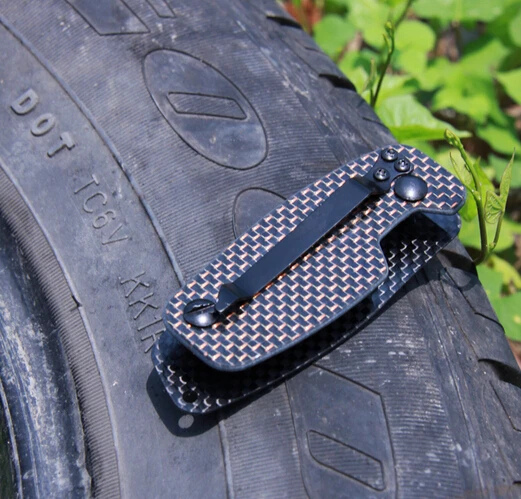 EDCGEAR легкий Карманный держатель для ключей может вмещать до 5 из углеродного