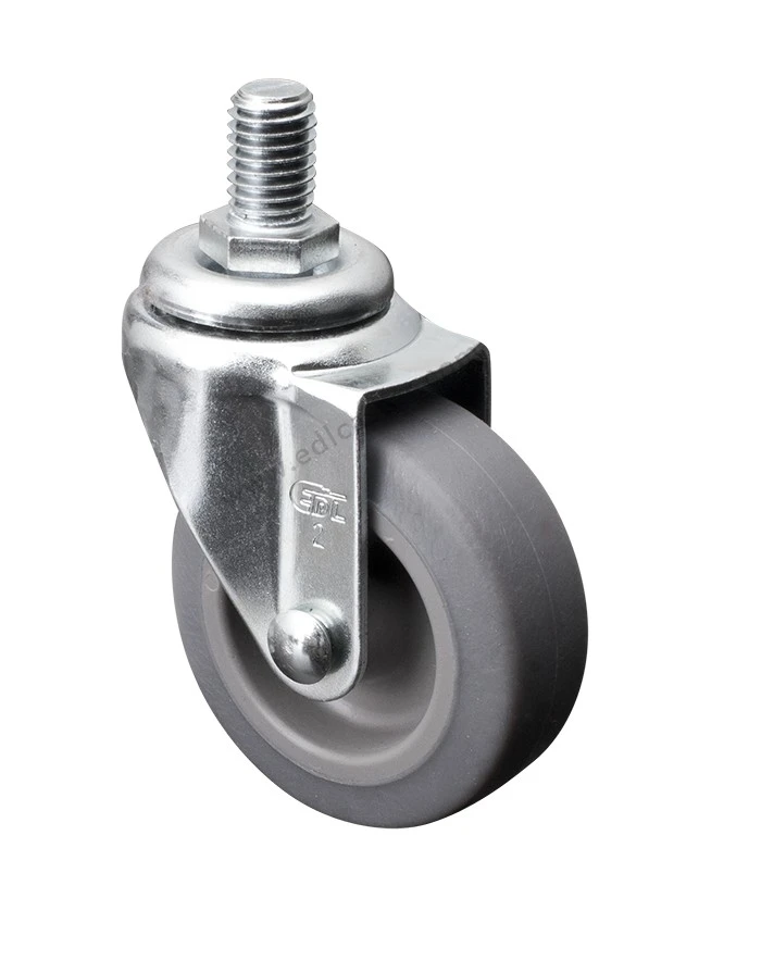 4pcs Edl 2 Inch Small Mini Casters Wheels 30kg Tpe Tpr Wheels Castors