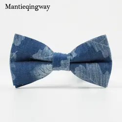 Mantieqingway Новый бренд хлопок свадебные цветочные галстук-бабочка для мужчин костюм повседневное мужской галстук бизнес Bowkont для мужчин Papillon