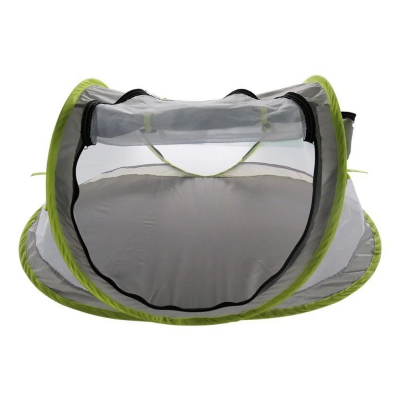طفل سرير سفر المحمولة الطفل خيمة للشاطئ UPF 50 + الشمس المأوى خفيفة الطفل السفر خيمة المنبثقة البعوض صافي