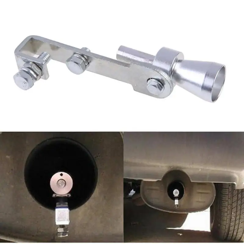 

Universal Car Turbo Sound Whistle Simulator Sound Pipe Exhaust Muffler Pipe Turbo Sound Whistle Muffler Exhaust Fitment