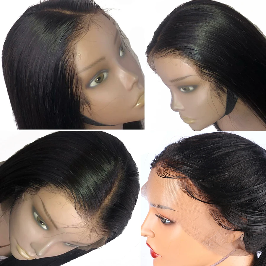 NEMER бразильские парики из натуральных волос на кружеве с детскими волосами 150% Плотность 13*6 для женщин черные волосы Remy с отбеленными узлами парики