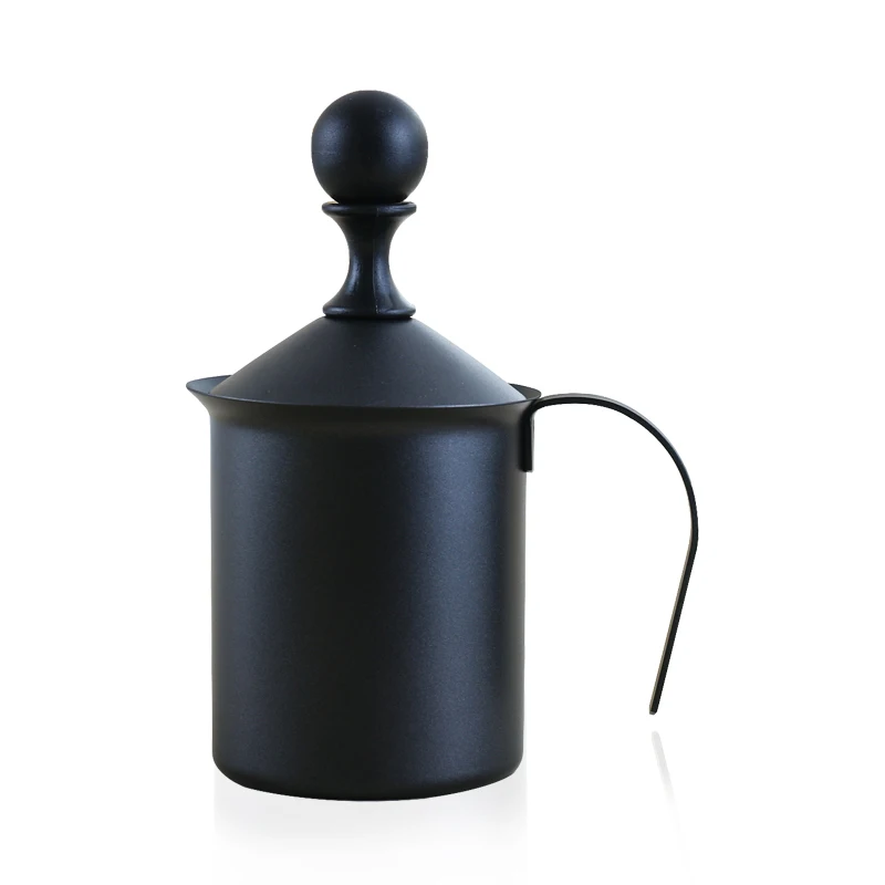  YRP 400/800ml Stainless Steel milk frother black Frothing pitcher Kitchen accessories Jug coffee La - 32861934510