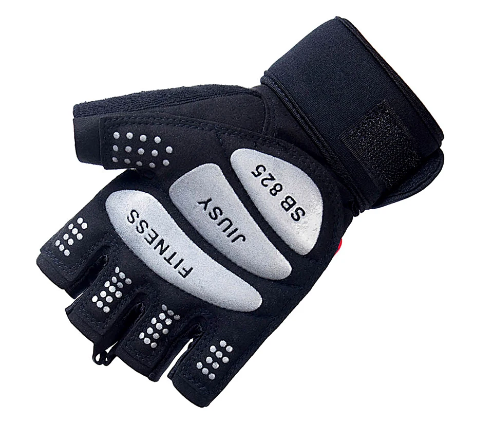 Спортивные перчатки для фитнеса Гантели Велоперчатки без пальцев велосипеда Мужские Гимнастический зал женские