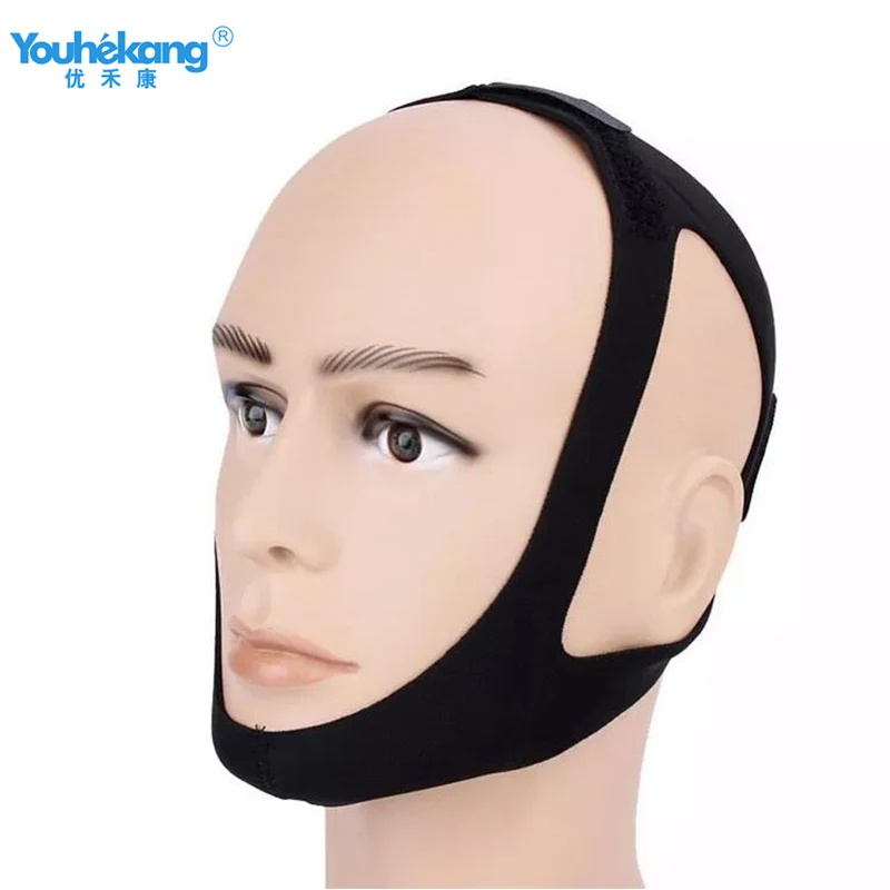 

Sleep Mask V Shape Lifting Anti Snore Chin Strap Sleep Stop Snoring Neck Lift Snore Belt Facial Slimming Bandage Mask