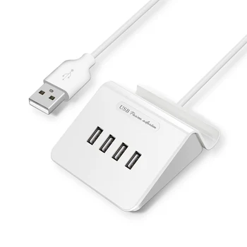 

4 Ports USB HUB 3.0 Adapter 4 In 1 Universal Durable Connector With Phone Holder Portable Transfer Cable Computer Accessories