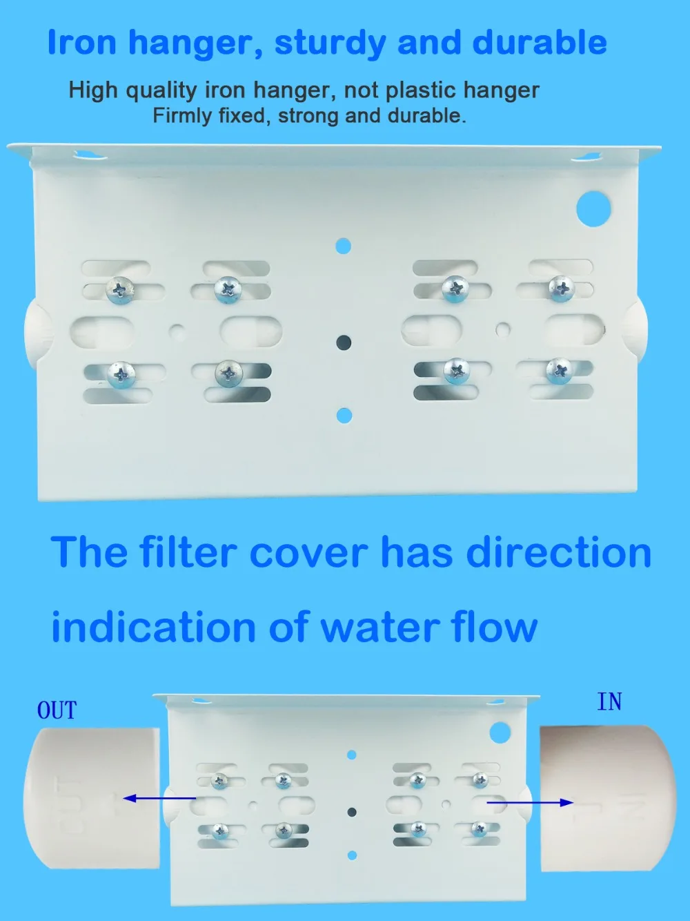 Прозрачный 10 дюймов два рычага фильтр для воды 1/" onnection(15 мм труба) очиститель воды 2 этапа бытовой предфильтр с PPF+ UDF