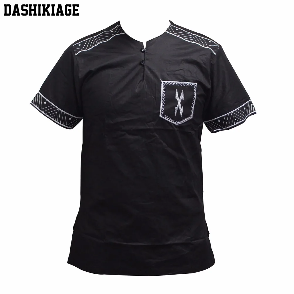 Dashikiage новый дизайн высокое качество вышивка модные африканские Кванзаа топы