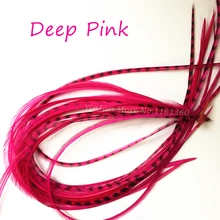 Аксессуары для укладки волос "-12" 10 шт. окрашенные темно-розовые Whiting евро гризли перьевые волосы для наращивания волосы перья Омбре инструменты для волос