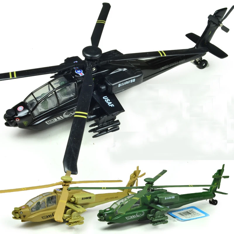Игрушка Longbow Apache военный вертолет Боинг сплав боец с полной функцией спины дети хобби модельные игрушки, коллекционные подарки