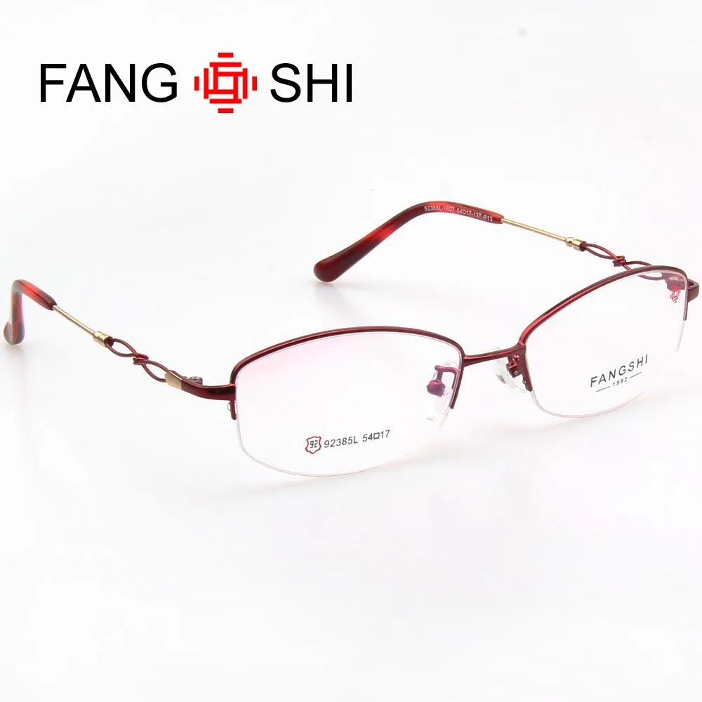 Женская оправа для оптических очков с полуободковой оправой 92385|designer spectacles|fashion