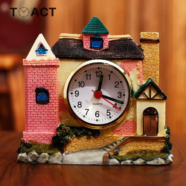 Замок будильник настольные часы прикроватные креативные будильники студенческие домашние настольные украшения детский подарок Wekker Kinderen