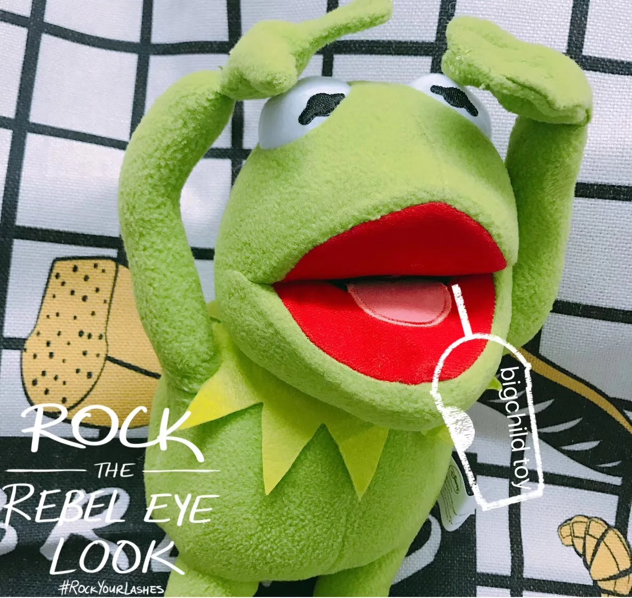 Оригинальная плюшевая игрушка Muppet Kermit Frog милая Кукла Kawaii коллекция детских
