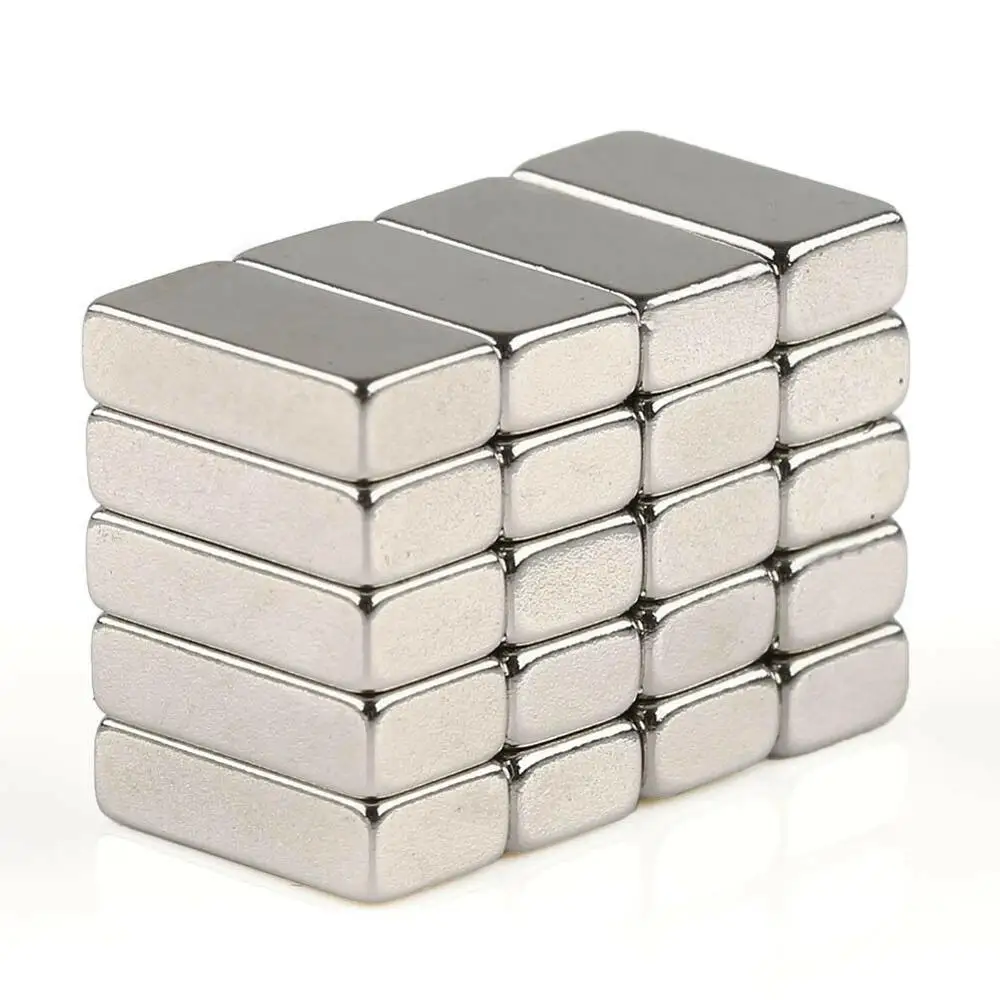 

OMO 50pcs N35 10 x 5 x 3mm Super Strong Block Square Rare Earth Neodymium Magnets