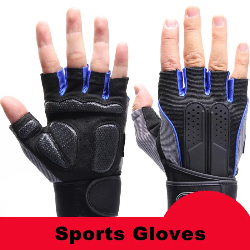 Sports Gym Gloves Half Finger Breathable Weightlifting Fitness Gloves Dumbbell Men Women font b Weight b
