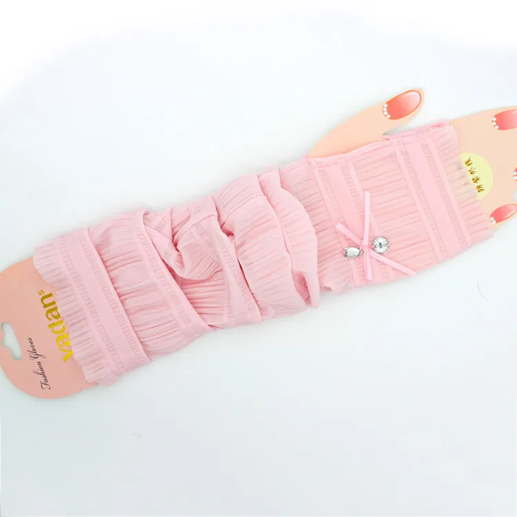Сексуальные кружевные перчатки солнцезащитный крем женские летние кружевные водительские перчатки с защитой UV рука теплые длинные перчатки S070-1 - Цвет: gloves