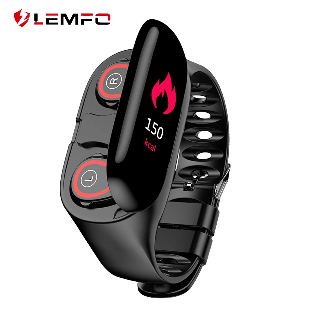 

LEMFO M1 Newest Smart Watch With Bluetooth Earphone Heart Rate Monitor Smart Wristband Long Time Standby Sport Watch Men