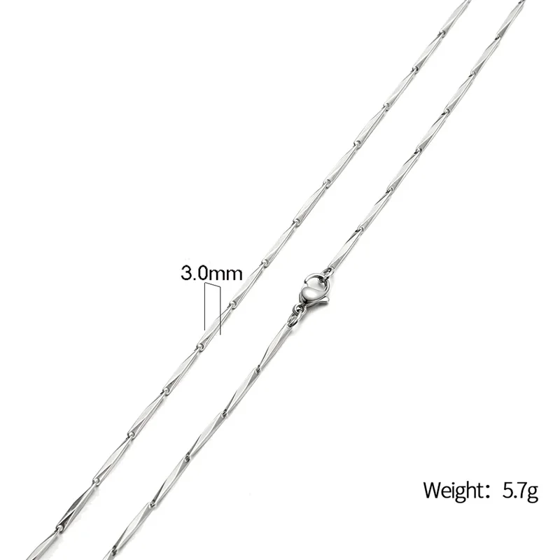 V. YA горячая Распродажа Серебряная толстая цепочка для мужчин 900 мм Мужская Золотая Длинная подвеска из нержавеющей стали ожерелье в виде змеи для женщин подарок - Окраска металла: 065-3.0