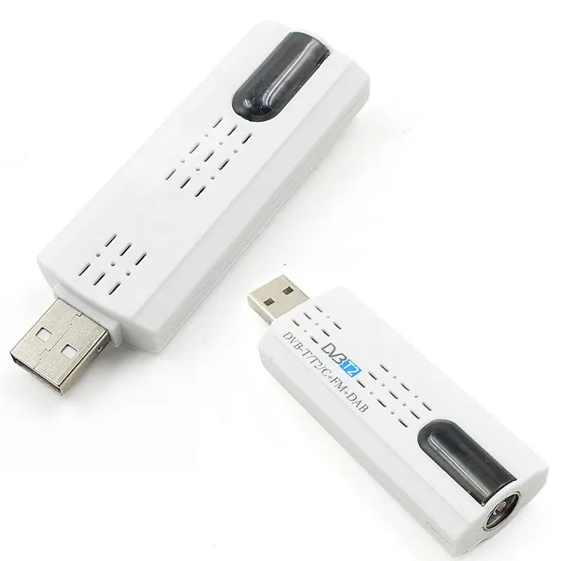 Цифровой DVB T2 T C 2 0 USB tv Stick HD ТВ приемник с антенной дистанционного FM DAB SDR ключ для