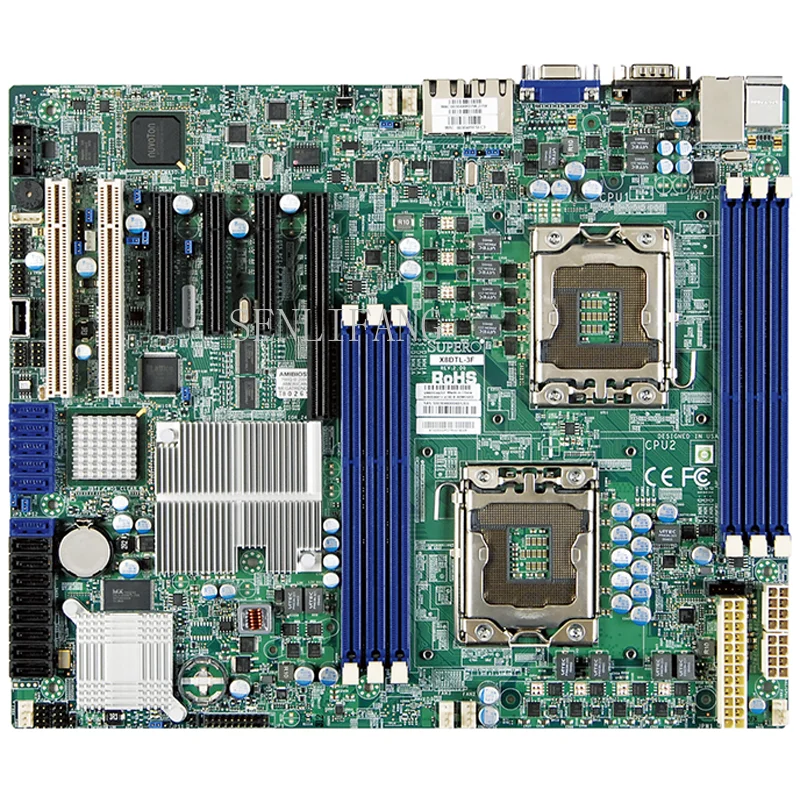 

Free shipping Server motherboard for X8DTL-6 1366 mainboard Fully tested
