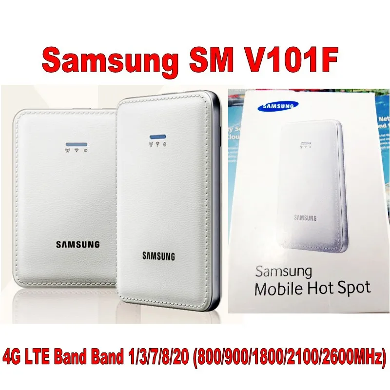 Разблокированный мобильный WiFi роутер samsung SM-V101F 4G LTE Cat4 150 Мбит/с 4G модем PK HUAWEI E5573 E5575 E5770