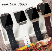

Bluetooth smart watch Leather watchband SIM TF card Waterproof wristwatch for Android system smartphone