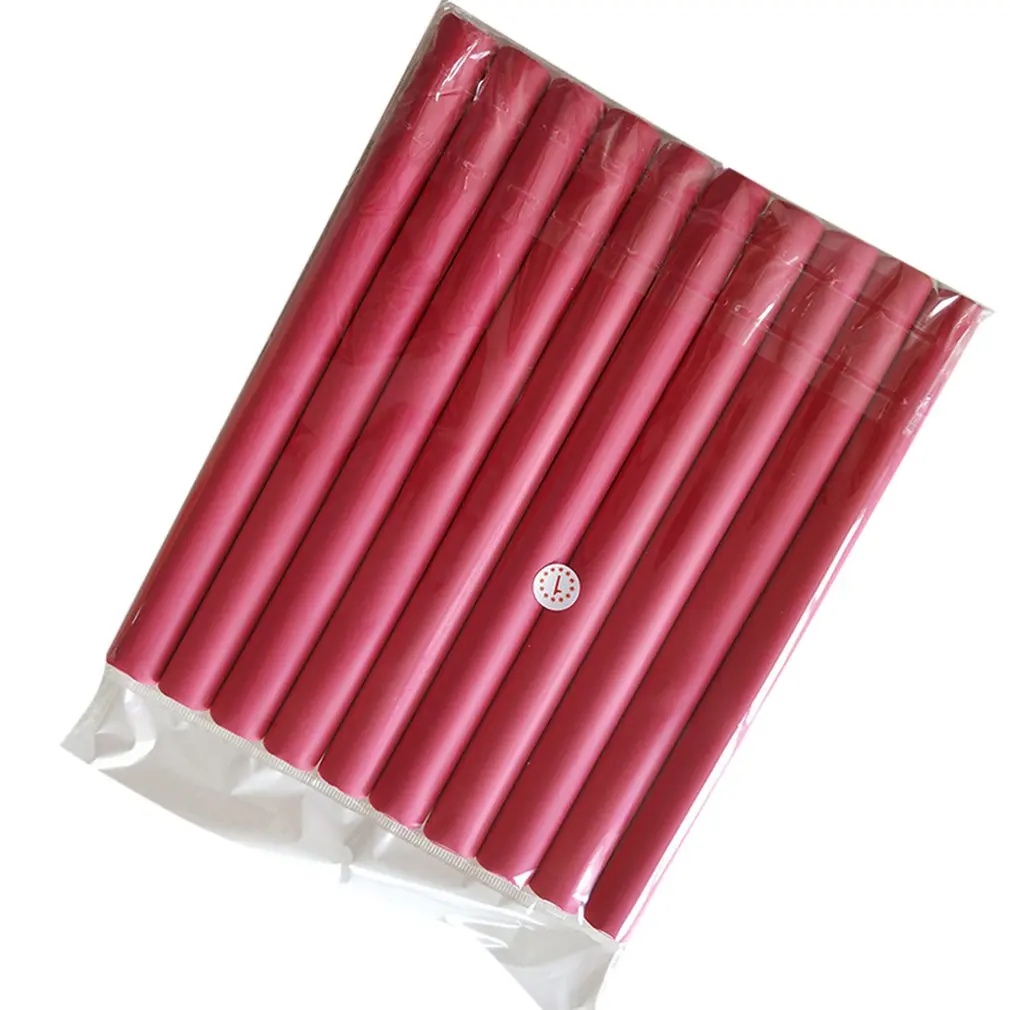 10PCS/SET Soft Hair Curler Roller Curl Hair Bendy Rollers DIY Magic Curlers Tool Styling Rollers Pearl Cotton Curling